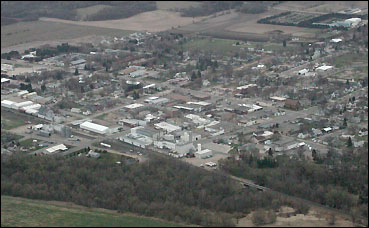 Aerial view of Paynesville